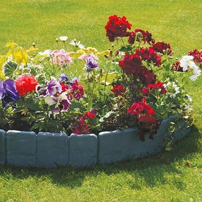 Faux Stone Garden Edging Border – Natural Rock Look Landscape Edge