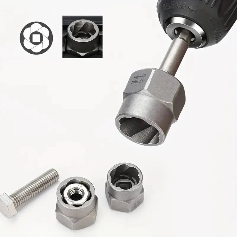 🔩Damaged Screw And Bolt Extractor Set🚗