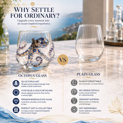 🌊 3D Ocean Animal Artisan Glassware Collection