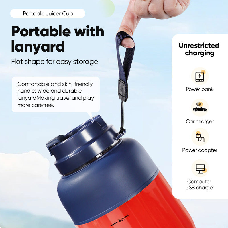 Portable Cordless Electric Juicer Blender Cup