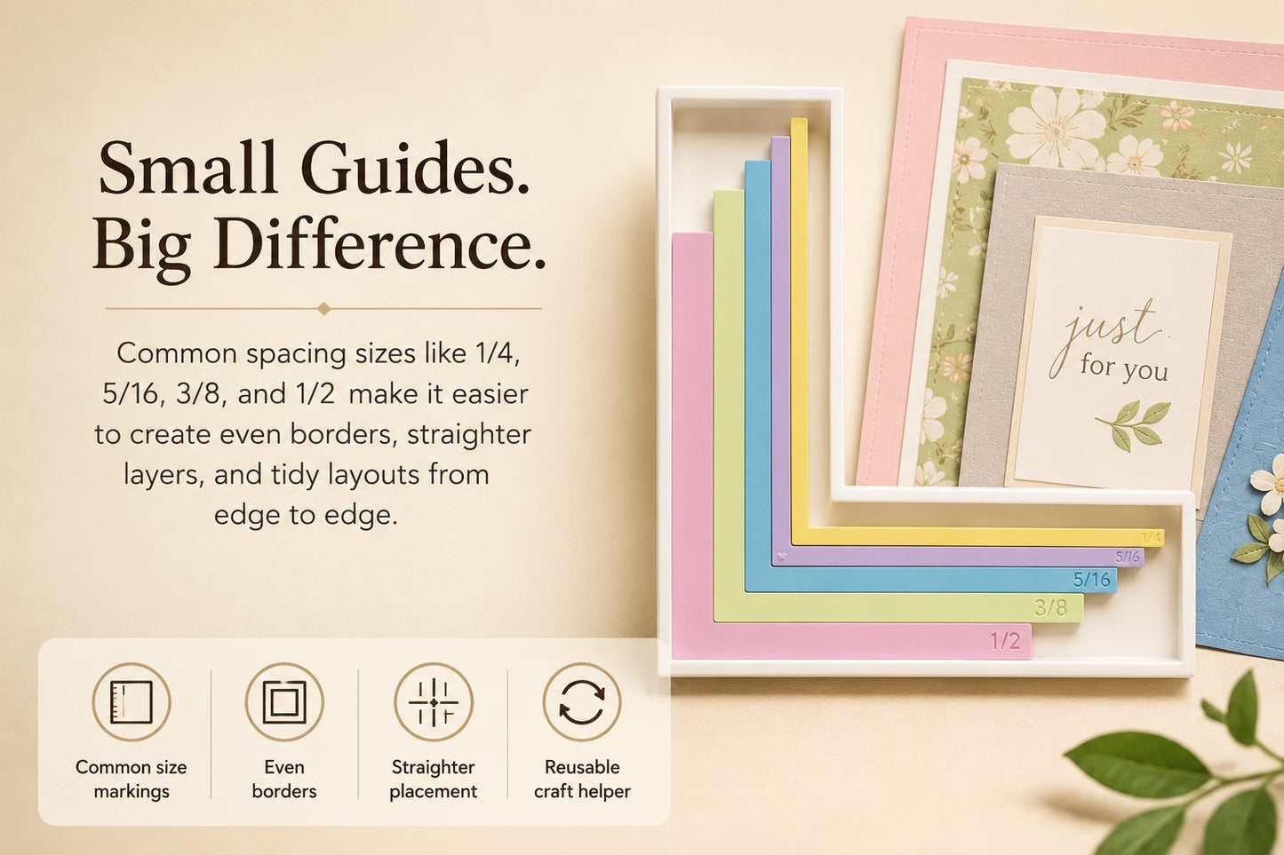 🎁 Last Day 49% OFF - Card Making Alignment Guides Set | Create Perfectly Aligned Handmade Cards Without Guesswork or Crooked Corners ✨