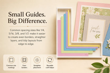 🎁 Last Day 49% OFF - Card Making Alignment Guides Set | Create Perfectly Aligned Handmade Cards Without Guesswork or Crooked Corners ✨