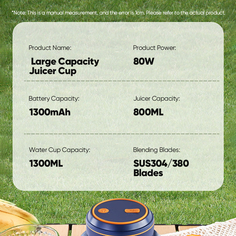 Portable Cordless Electric Juicer Blender Cup