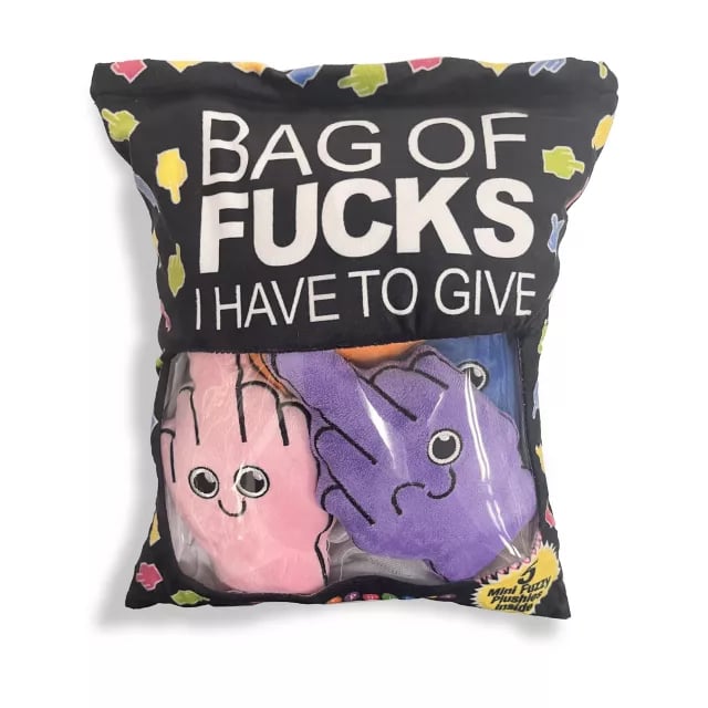 🔥Bag of Fucks I Have to Give Mini Pillow Set