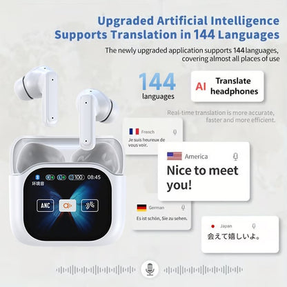🎧Wireless Bluetooth Translation Earphone With LED display screen(Fit iOS & Android)