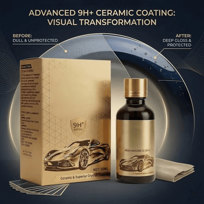 🎁🔥Graphene Ceramic Coating for Cars – 9H Hardness, 10+ Years Protection, Hydrophobic & Scratch Resistant
