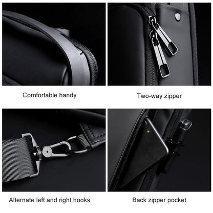 🎒 LIMITED-TIME 49% OFF! ✨ Anti-Theft Unisex Crossbody Sling Bag – Hard Shell, Waterproof, USB Charging, RFID Blocking 🔒