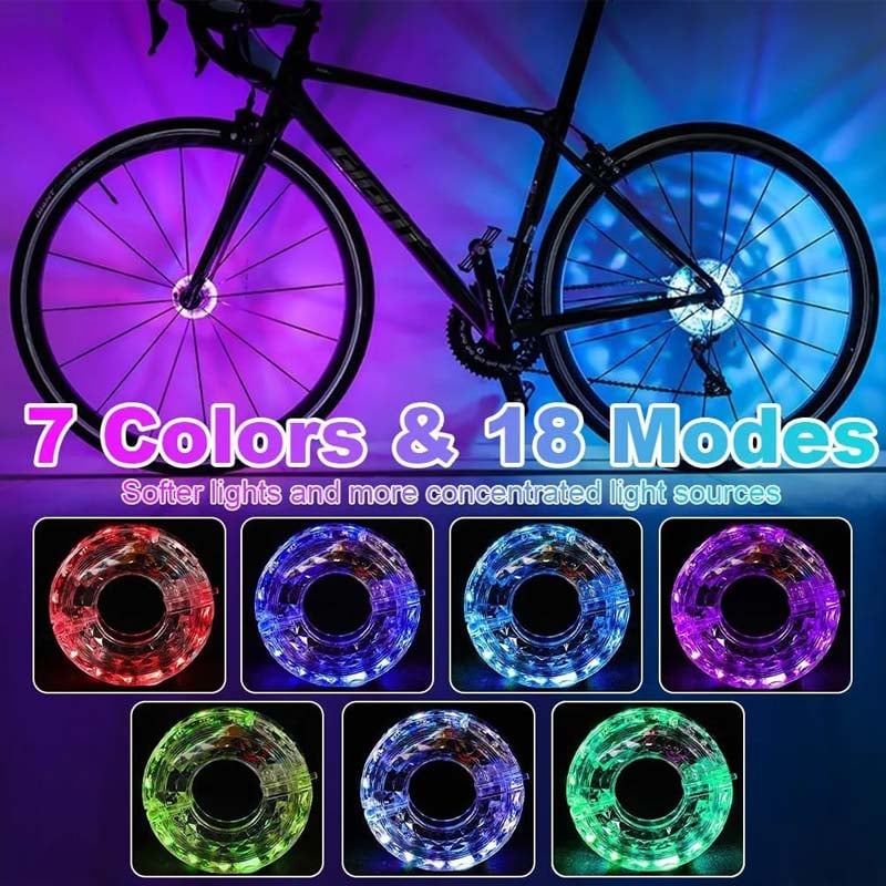 ✨LED Cycling Wheel Hub Light for Night Riding