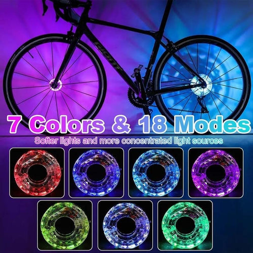 ✨LED Cycling Wheel Hub Light for Night Riding