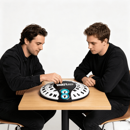 🎲Spin & Shout Word Game – Fast-Paced Family Game with Letter Wheels, Spinner Device & 20 Tokens