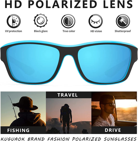 ⏰2026 Men's Outdoor Sports Sunglasses with Anti-glare Polarized Lens