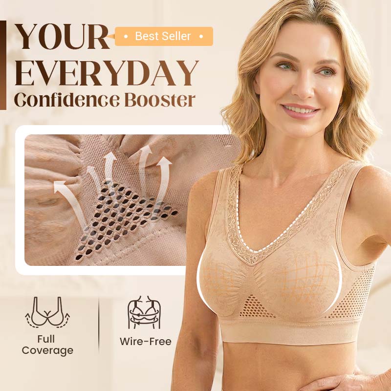 🏆 Last Day Special Price ! 💐 Buy One Get One Free 🎁 🌸 Pure Cotton Buttonless Comfy Lifting Bra