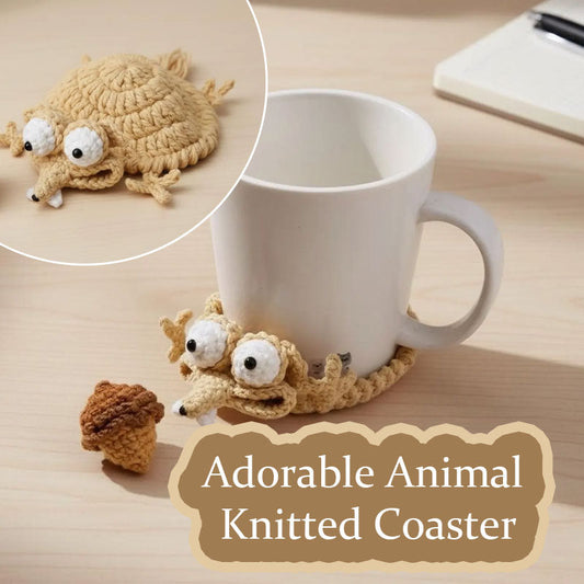 🧶Adorable Animal Knitted Coaster