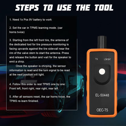 Relearn Tool for Car Tire Sensor