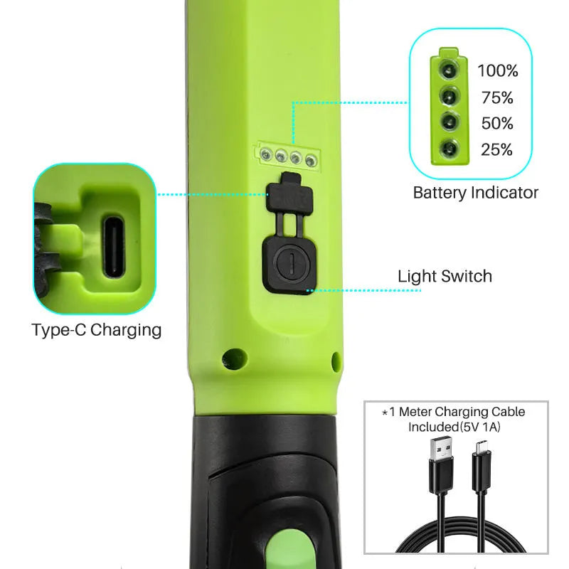 🔦3000 Lumens Rechargeable Work Light — Bright, Tough & Built for Every Job💡