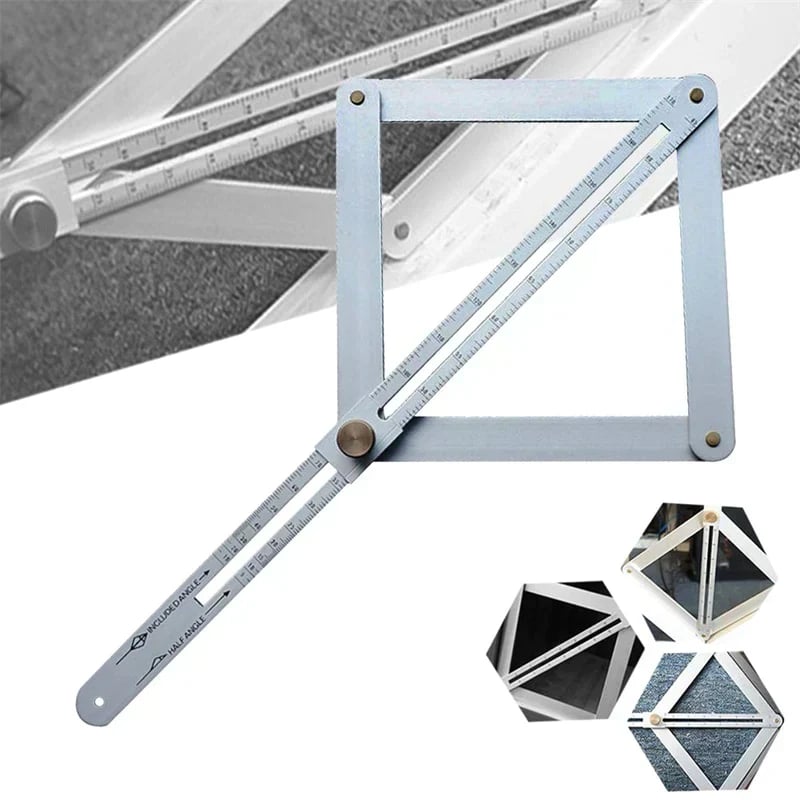 🔥Multifunctional Woodworking Diagonal Ruler