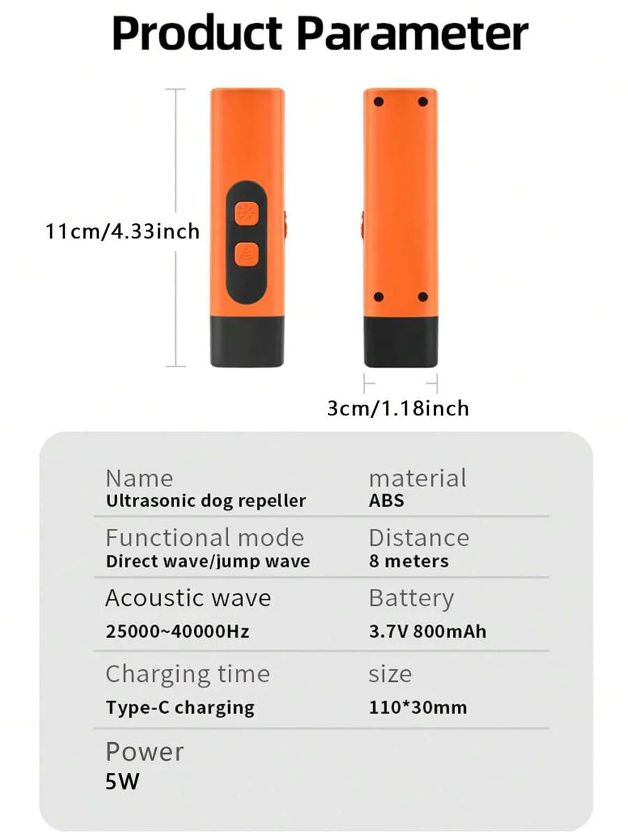🏆 50K+ SOLD! – Almost Gone🔥Ultrasonic Dog Bark Deterrent Device – Humane & Effective Dog Repeller