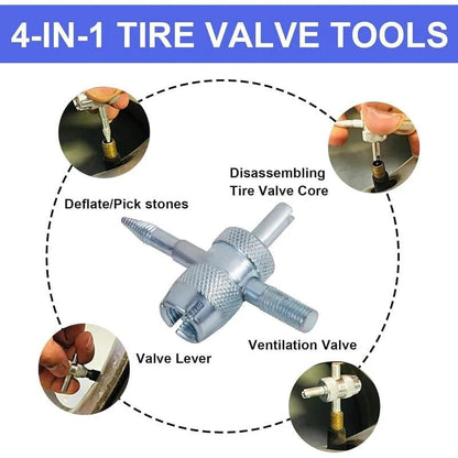 🔥Tire Valve Tool Kit -⚡Fix Leaky Valves in 15 Seconds