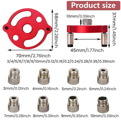 🛠️Self-Centering Doweling Jig – Precision Drill Guide for Flawless Woodworking Joints