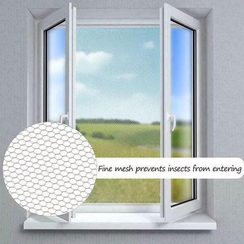 ⏳ Limited-time 49%OFF!!✨3-Second Fit Window Mesh 🌬️ Ultra-fine 1.0mm mesh 🦟 Blocks virtually all bugs ✅ Breathable & invisible 🏡 Trusted by thousands of US homes for a bug-free summer!