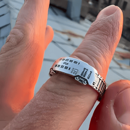 ✨Spinning Subway Train Ring