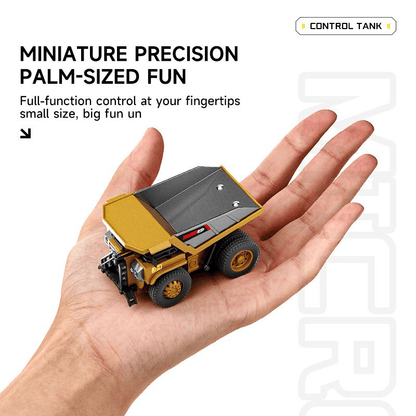🚜 1:64 Premium Alloy Mini RC Construction Set – Forklift, Excavator & Dump Truck