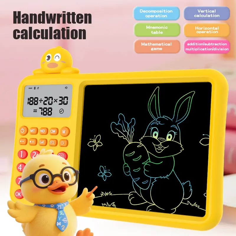 Math Games for Kids | Electronic Learning Toy for Addition, Subtraction, Multiplication & Division | Portable Brain Teaser