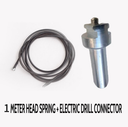 🔥HOT SALE🔥Electric Drain Dredging Spring - Professional Auger Cable for Unclogging Sinks, Bathtubs & Sewer Pipes