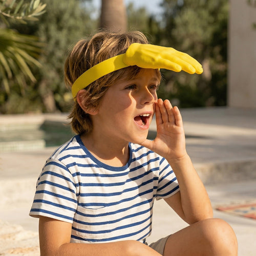 🌞Funny Headband Creative Funny Headwear Outdoor Sports Sun Hat Yellow Palm Sun Hat