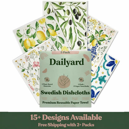 Swedish kitchen cleaning dishcloth | 5 Pack