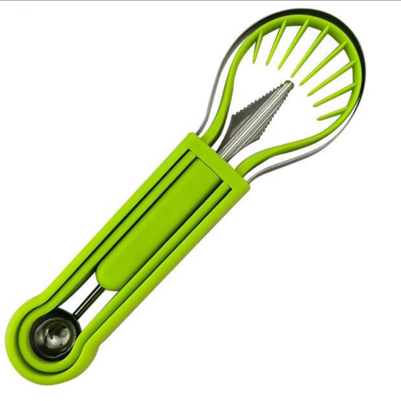 ✨ Elevate Your Fruit Preparation Game—The 3-in-1 Multi-Function Melon Ball Scoop & Carving Knife Set! ✨
