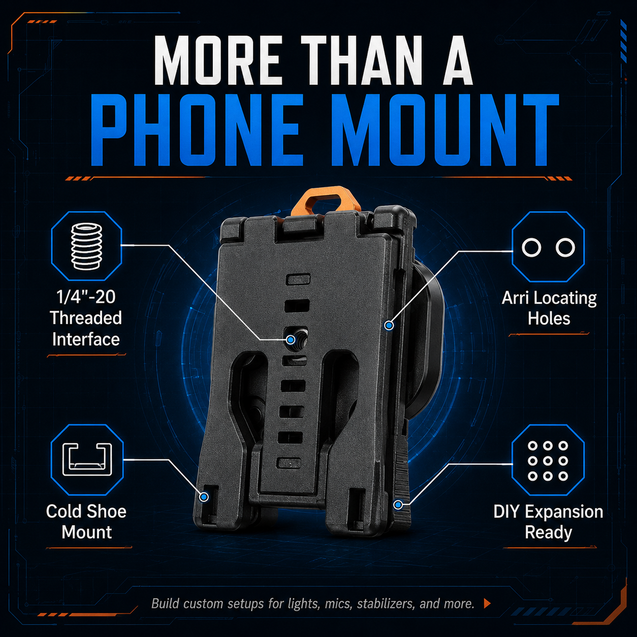 Quick-Release Magnetic Phone Mount for Straps