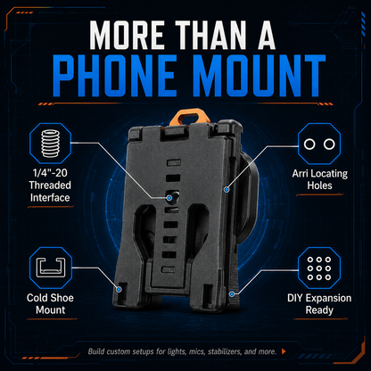 Quick-Release Magnetic Phone Mount for Straps