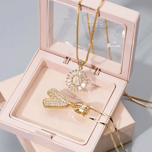 🔥Initial Letter Pendant Necklaces - 2 Pack
