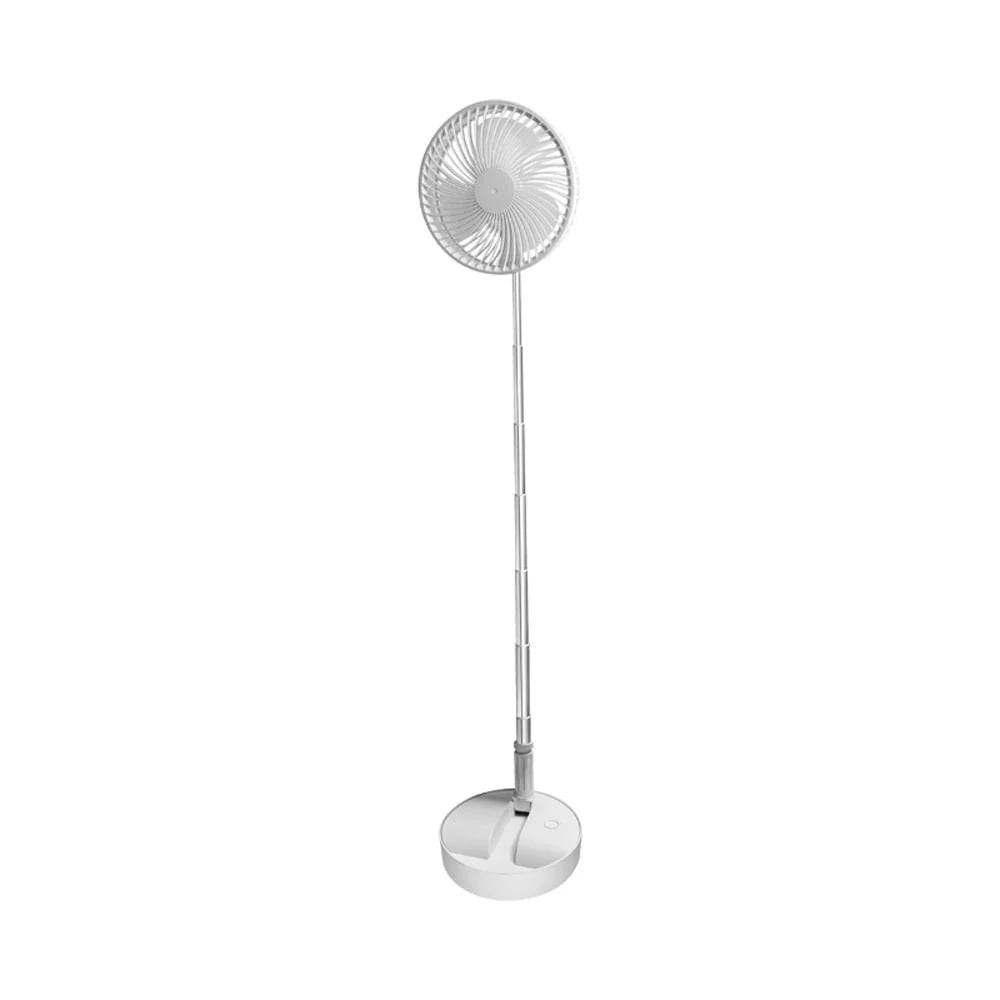 🌀  NOW! 🔋 Telescopic Folding USB Charging Fan – Adjustable height, quiet operation & portable – perfect for desk, travel or outdoor use 💨