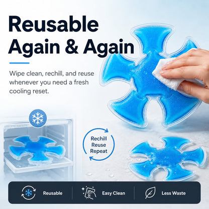 Reusable Cooling Pad for Hats & Body Relief🧢🧊