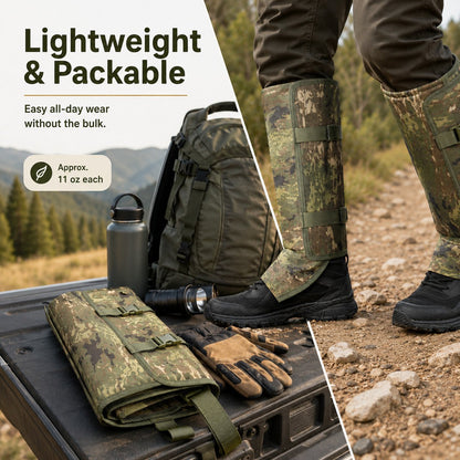 🔥LAST DAY 49% OFF - 🛡️🥾Unisex Professional Snake Guard Gaiters
