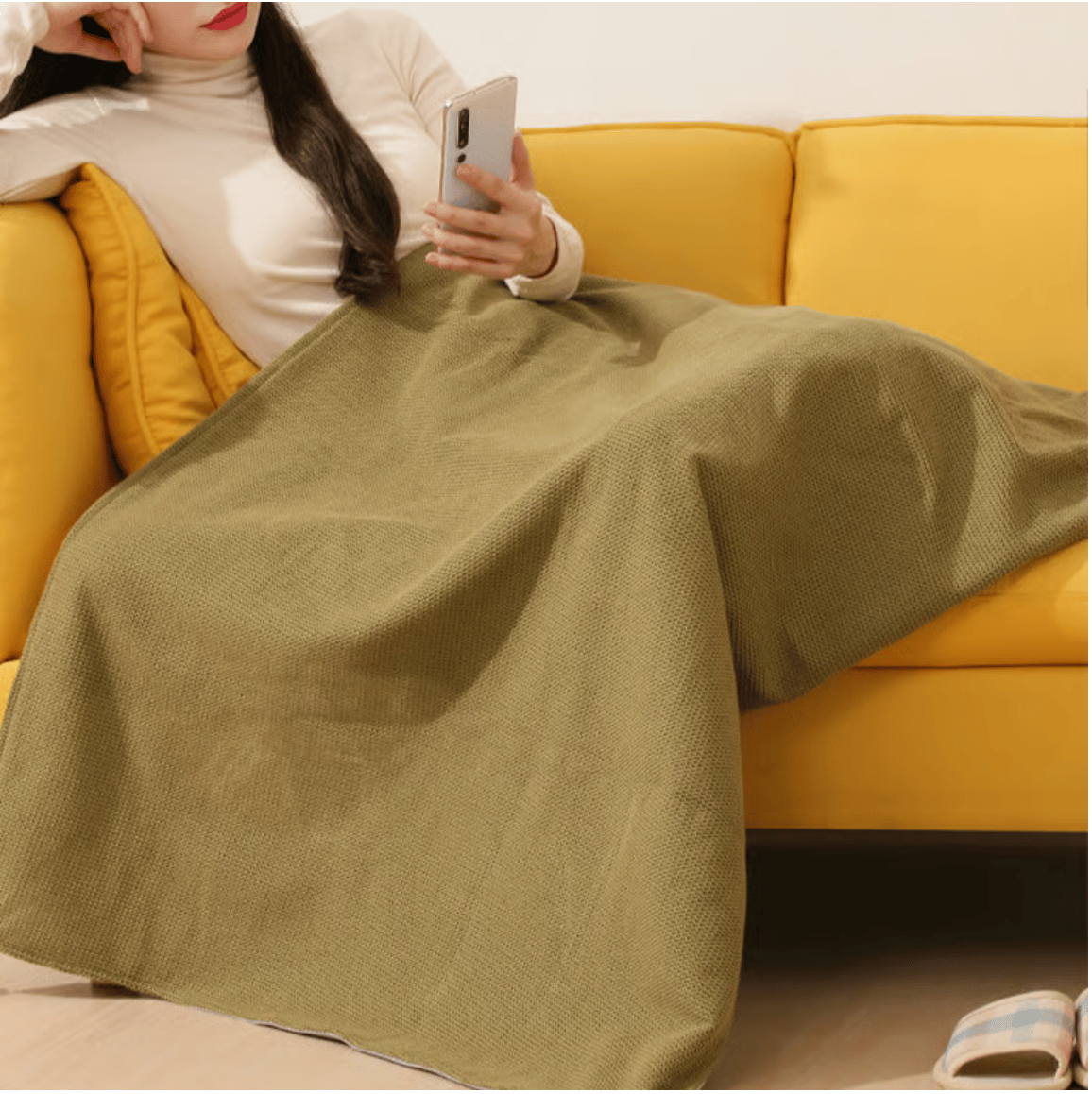 Portable Heated Shawl – Stay Warm Anywhere, Anytime