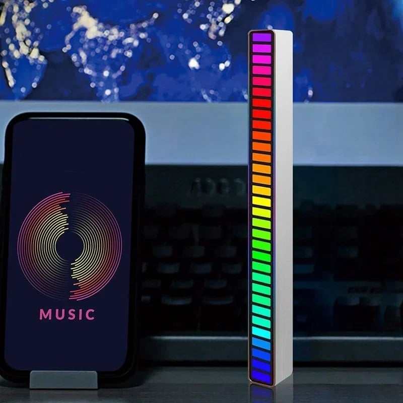 🔥Last Day Promotion - 49% OFF⏰Wireless Sound Activated RGB Light Bar