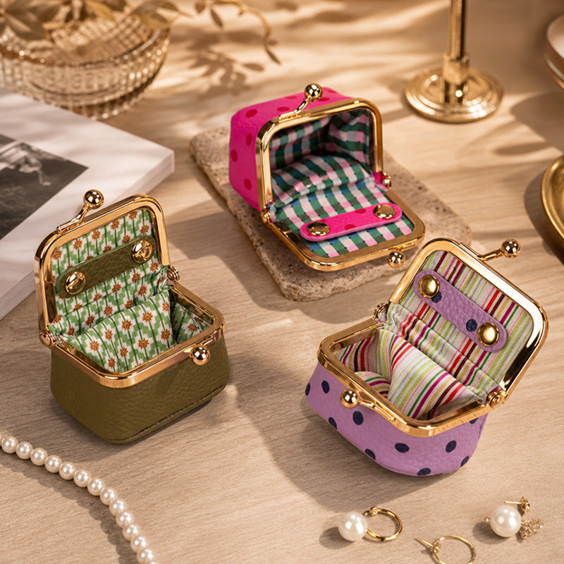 Mini Polka Dot Jewelry Box🎀
