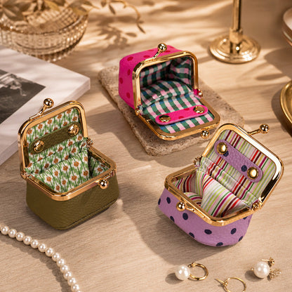 Mini Polka Dot Jewelry Box🎀