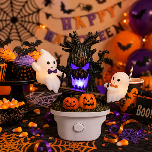 🔥Summer Sale 49% OFF🔥 - 👻 Halloween Ghost Tree LED Night Light
