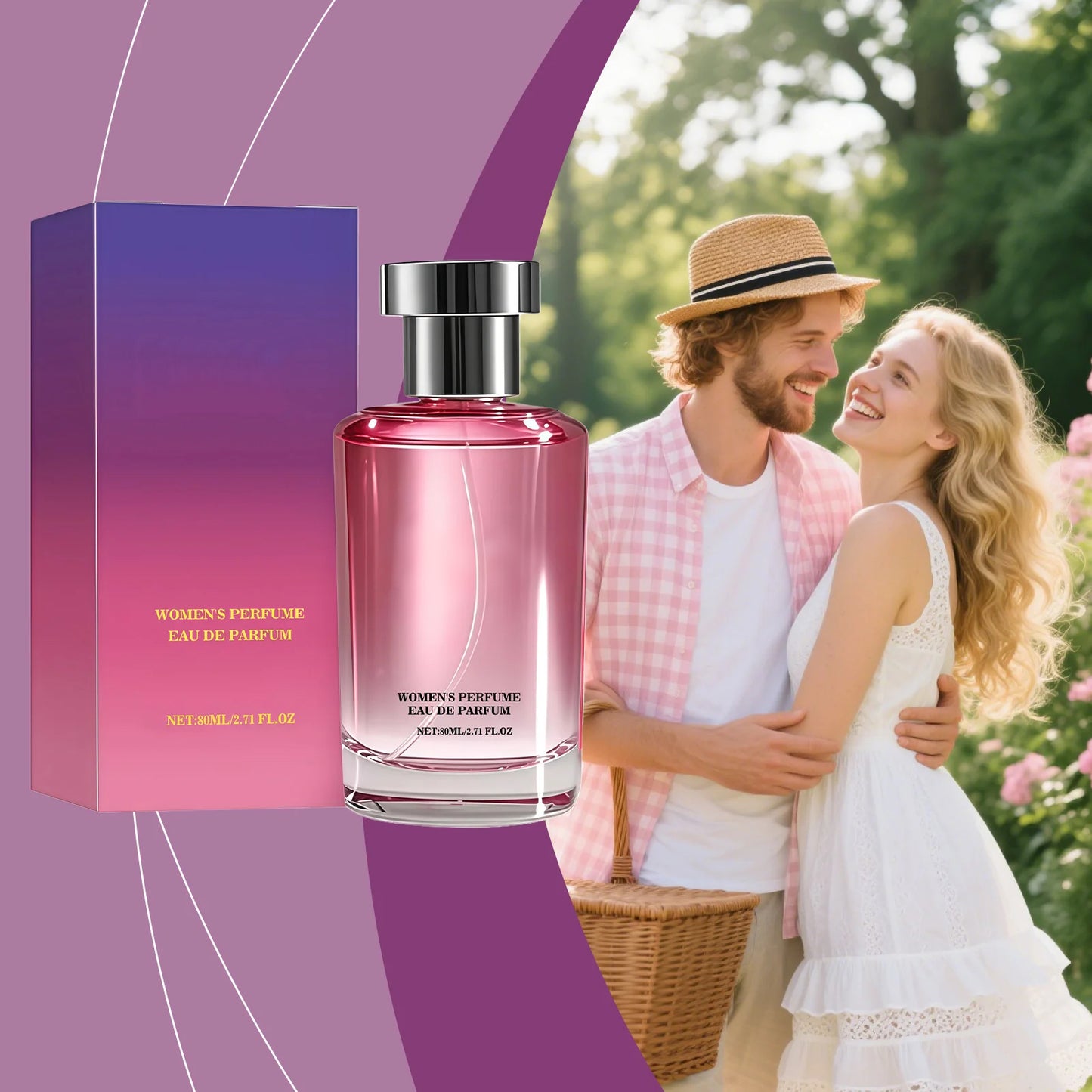 🌸Women's Perfume, Long Lasting Floral Fruity Fragrance with Pistachio, Jasmine Absolute & Caramel🌸
