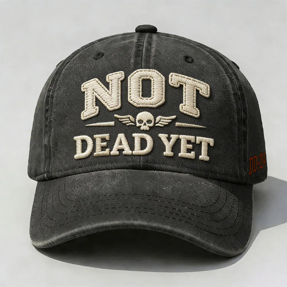 NOT DEAD YET Printed Hat
