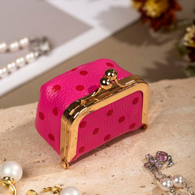 Mini Polka Dot Jewelry Box🎀