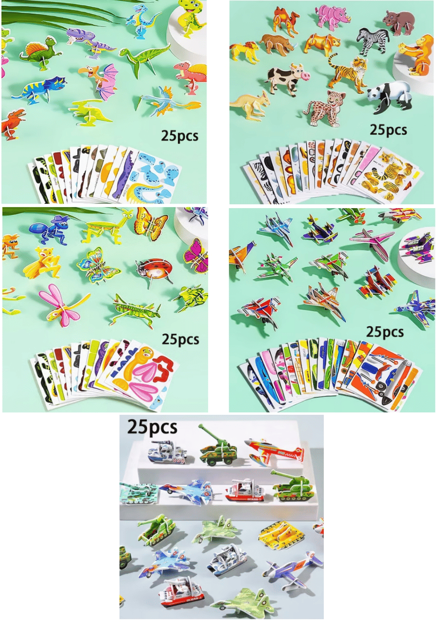 🔥Educational 3D Cartoon Puzzle