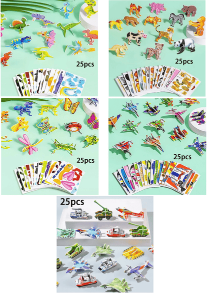 🔥Educational 3D Cartoon Puzzle