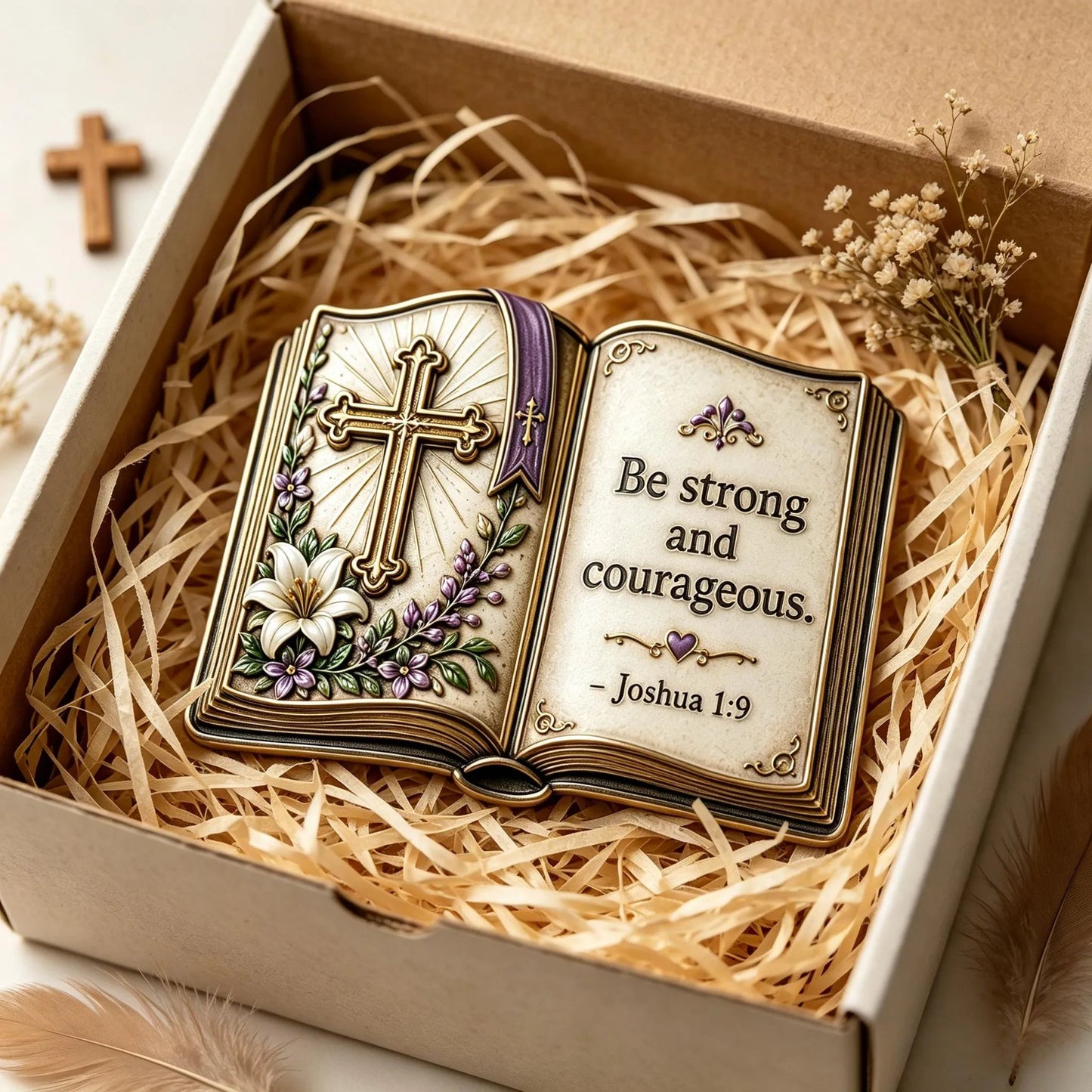 🔥LAST DAY 49% OFF - ✝️Open Bible Pocket Hug | Faith You Can Carry With You