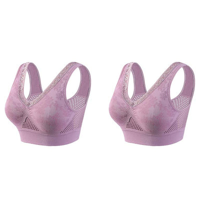 🏆 Last Day Special Price ! 💐 Buy One Get One Free 🎁 🌸 Pure Cotton Buttonless Comfy Lifting Bra