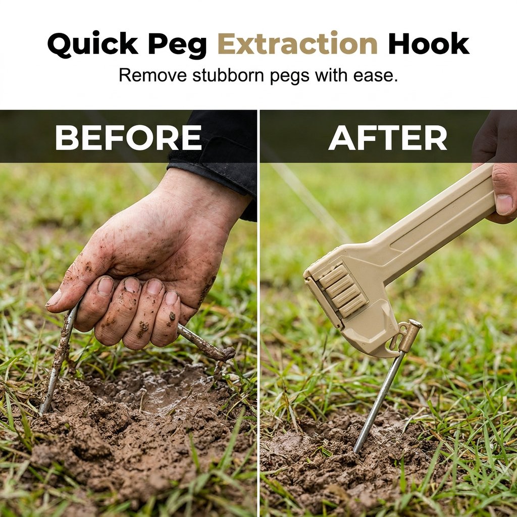 🔥HOT SALE 49% OFF - 🔨🏕️Multifunctional Camping Hammer & Tent Stake Puller✨